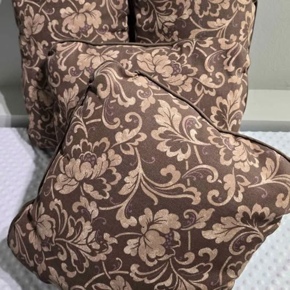Vintage Outdoor Throw Pillows Rustic Floral